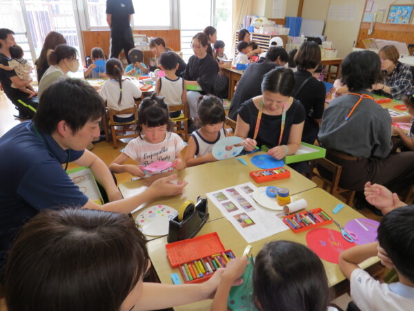 親子制作　参観日